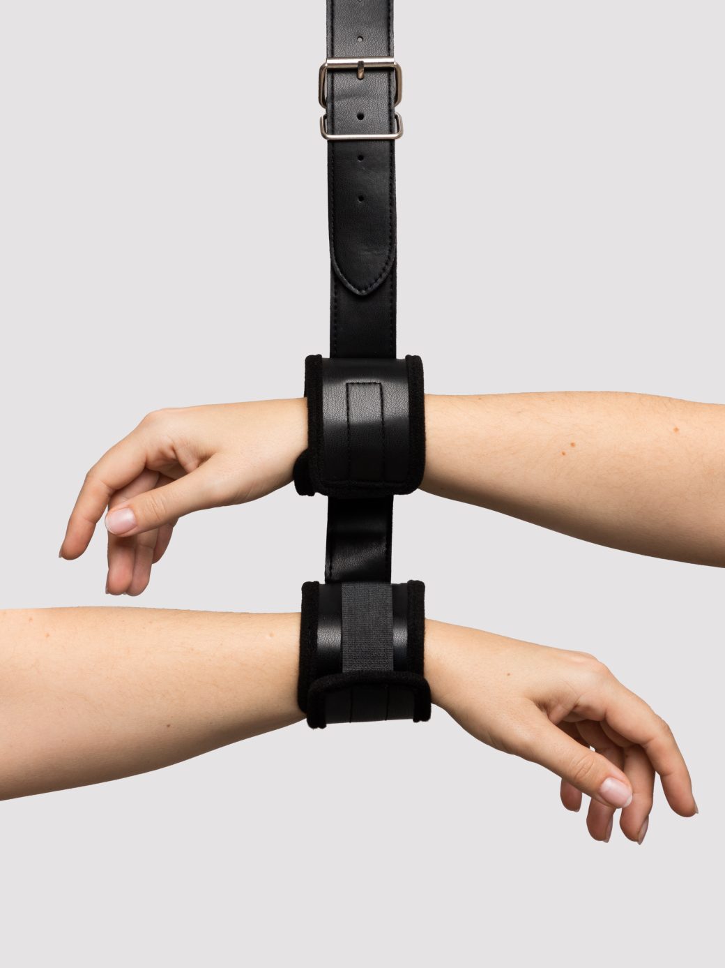 Faux Leather Collar to Wrist Restraints - Image 3