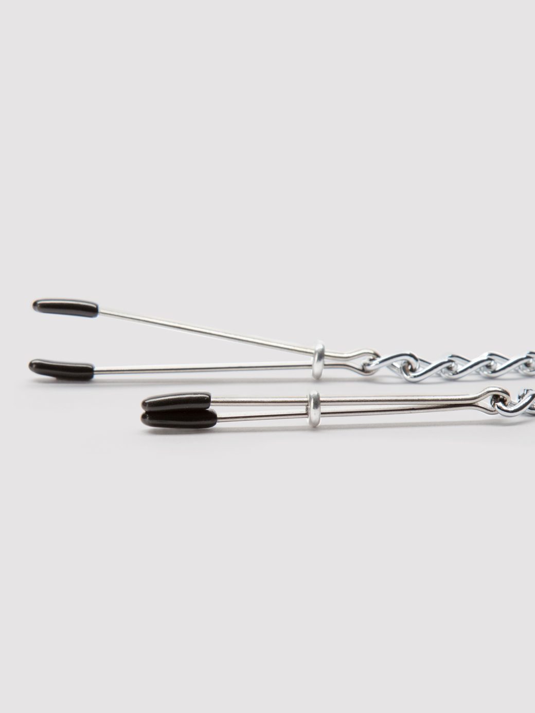 Deluxe Leather Collar with Nipple Clamps - Image 4