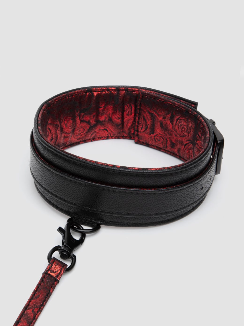 Shades of Grey Sweet Anticipation Reversible Faux Leather Collar and Lead - Image 3