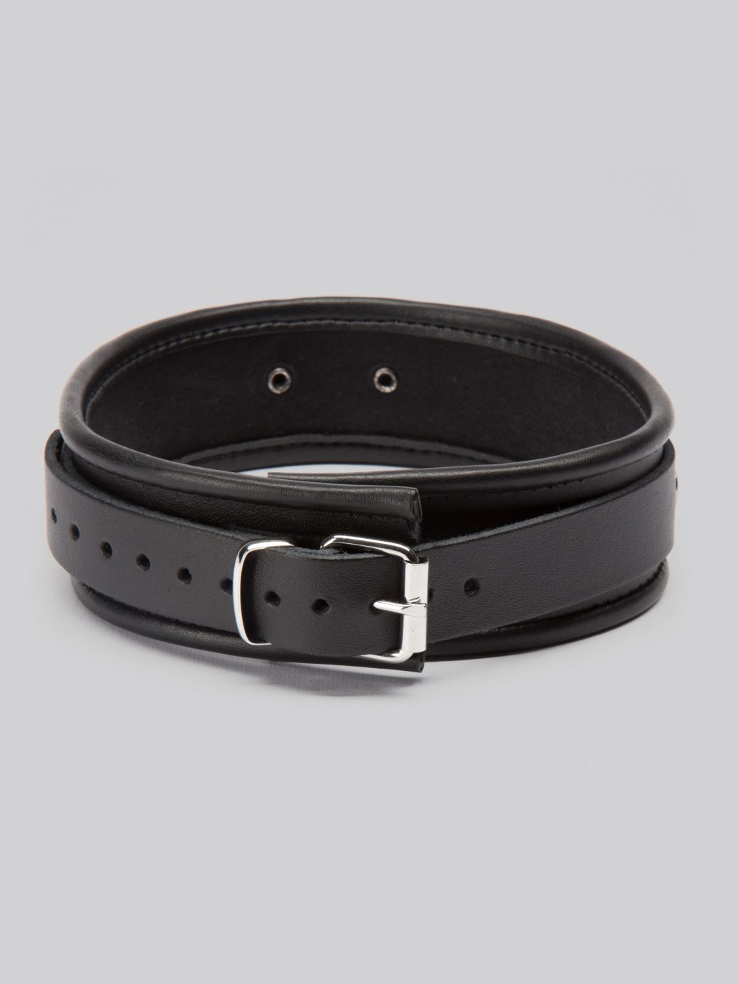 Deluxe Leather Collar with Nipple Clamps - Image 5