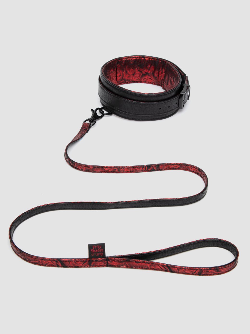 Shades of Grey Sweet Anticipation Reversible Faux Leather Collar and Lead