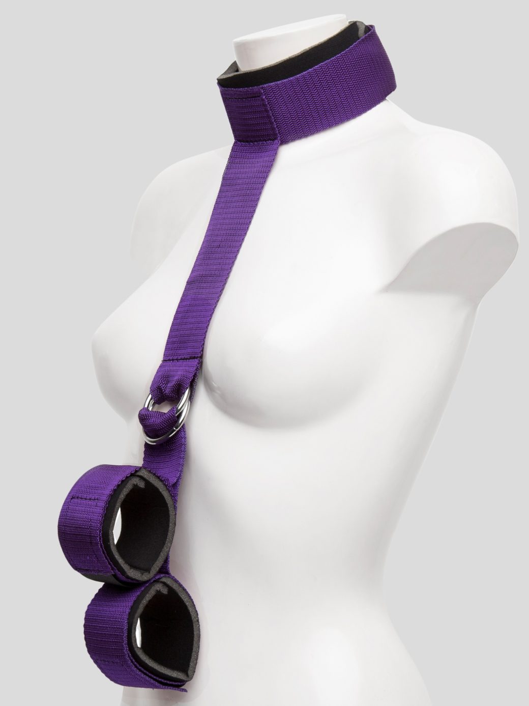 Purple Reins Collar-to-Wrist Restraint - Image 2