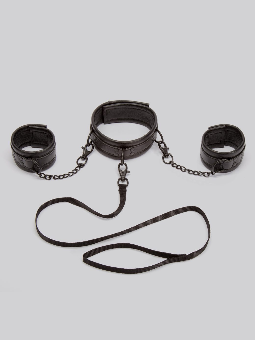 Faux Leather Collar and Cuff Set - Image 4